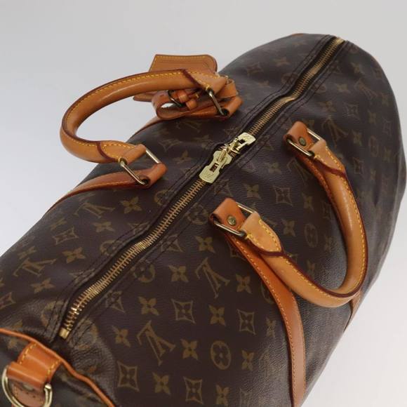 LOUIS VUITTON Monogram Keepall 50 Boston Bag M41426 LV Auth 95599 - Picture 6 of 16